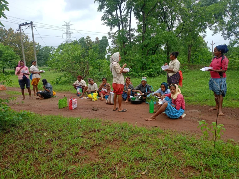 Break between public work program