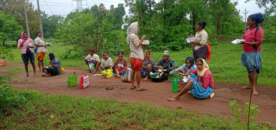 Break between public work program